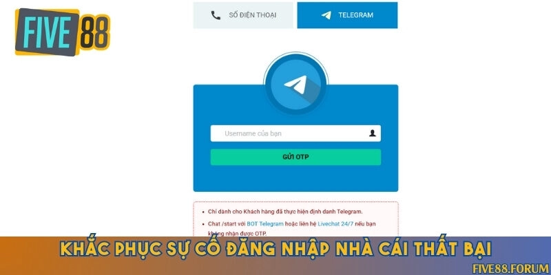 Lỗi thường gặp khi đăng nhập nhà cái và hướng dẫn xử lý