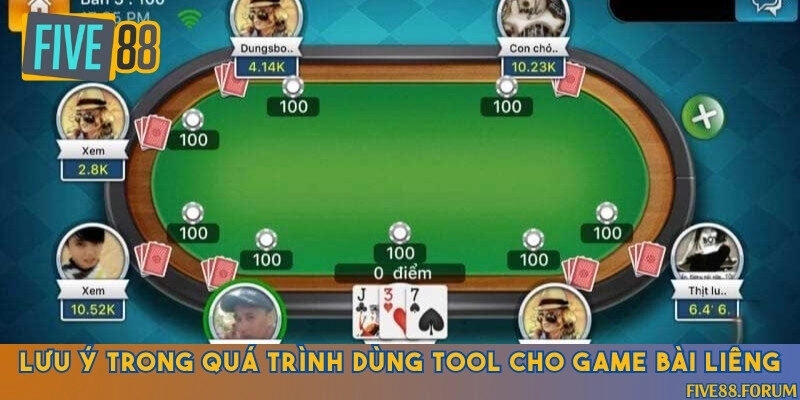 3 lưu ý quan trọng nếu dùng tool đánh bài liêng online